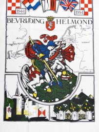 Wanddoek Bevrijding Helmond 1944-1994 - 49 x 64,5 cm - origineel