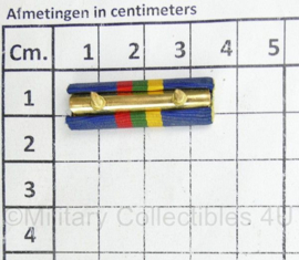 Defensie medaillebalk - 3 x 1 cm - origineel