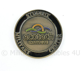 US Army Coin Ecotech Institute Student Military Centre - diameter 4 cm - origineel