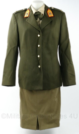 KL Nederlandse leger DAMES DT uniform jas met rok en overhemd KMA Koninklijke Militaire Academie Adjudant - maat 42 - gedragen - origineel