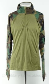 KMARNS Korps Mariniers US woodland forest camo Ubac Permethrine insectenwerend shirt - maat Large - nieuw - origineel Defensie