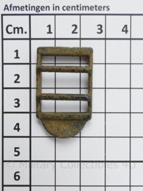 WO2 US army kleine gesp - bodemvondst - 4 x 2½ - origineel