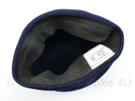 US Army beret woman's wool felt blue - maat 21 1/2 - origineel