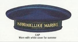 Koninklijke Marine Mutslint model 1941 tot 1955 - ZWART - nagemaakt