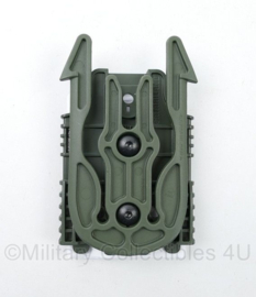 Safariland 7004-835 Glock 17, 22 GEN 1-5 BBL 4.5'' RIGHT Hand holster met ML ACC Fork en Drop Holster SET - GROEN - nieuw in verpakking - origineel
