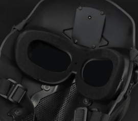 Tactical mask met capuchon en Night Vision mount - GROEN