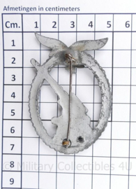 WO2 Duits Luftwaffe Flakkampfabzeichen origineel maar Swastika verwijderd - 7 x 5 cm - origineel
