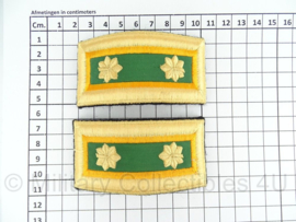 US Army dress uniform schouderstukken set - rang Major Military Police MP  - origineel