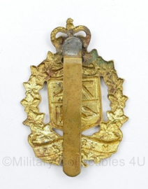 WW2 Canadian cap badge 7th 11th Hussars - 6 x 4 cm - origineel