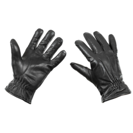 handschoenen met voering - glad model - zwart leer - maat 6,5, 9,5 of 10,5 - origineel