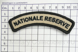 KL NATRES Nationale Reserve straatnaam met klittenband - 10,5 x 3,5 cm