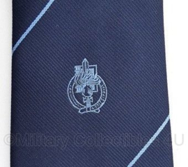Stropdas Gemeentepolitie - donkerblauw met licht blauwe strepen - nieuw in de verpakking - origineel