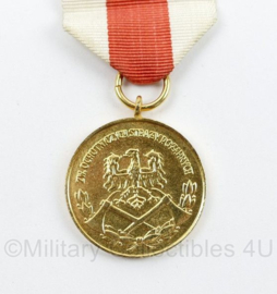 Poolse leger Merit Voluntary Fire Brigades Association medaille - 10 x 4 cm - origineel