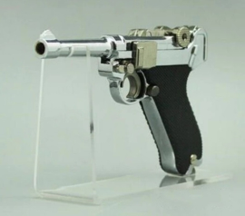 Pistool of revolver standaard van plexiglas