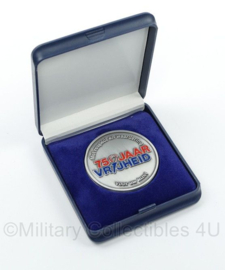 Apeldoorn Epe Voorst Veteranendag met respect en waardering voor uw inzet 75 jaar Vrijheid coin - diameter 5 cm - origineel