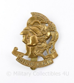 WW2 British cap badge Artists Rifles - 5 x 4 cm - origineel