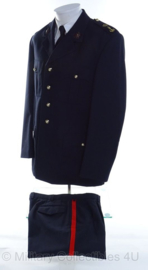 Korps Mariniers uniform jas, overhemd, stropdas en broek met insignes - ONGEBRUIKT - maat 48 (jas) uit 2017  en 48K (broek) - origineel