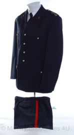 Korps Mariniers uniform - met insgines - maat 51 jas en 49 broek - model 2009  - met enkele kleine gaatjes - origineel