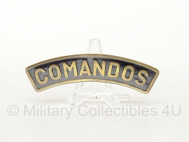Commando's shoulder title metaal - origineel