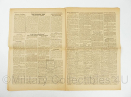 WO2 Duitse krant Tageszeitung nr. 197 24 augustus 1943 - 47 x 32 cm - origineel