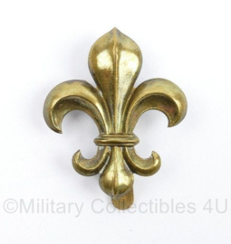 WO2 Britse cap badge The Manchester Regiment -Maker JR Gaunt London - Kings Crown - 5 x 4 cm -  origineel