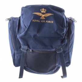 British Royal Air Force rugzak blauw MET gele opdruk  - 30 liter inhoud - origineel