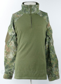 Combatshirt Fr NFP green Perm. met permetrine model met rits middenvoor ubac - licht gedragen - Medium  - origineel
