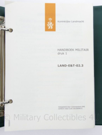 Defensie RB022 / RB023 handboek manual Handboek Militair Land E&T-02.2 Druk 1 - origineel