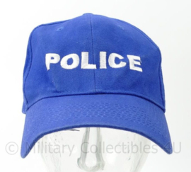 Blauwe Britse Politie cap - maat 57 - gedragen - origineel