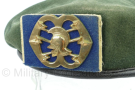 KL Nederlandse leger DT2000 baret met Verbindingsdienst insigne - maat 58 - origineel