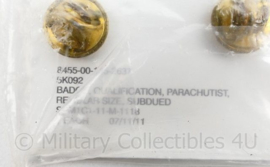 US Army badge Qualification Parachutist subdued - origineel