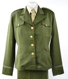 WO2 US Dames WAC officer class A jas MET rok replica OD -  size 38 t/m 48