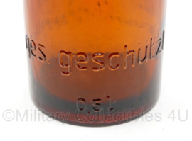 WO2 Duitse 1938 bierfles Dortmunder Ritter Bier fles 0,5 l gemaakt in 1938 beugelfles - origineel