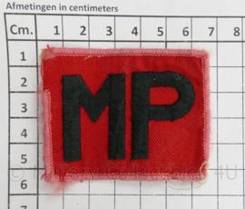 Britse MP Military Police embleem - 6½ x 5 cm - origineel