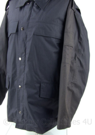 Donkerblauwe parka met voering - maat L - origineel leger
