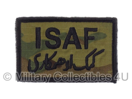 US Army OCP SSI patch - ISAF - met klittenband - voor multicamo uniform - origineel