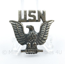 USN US Navy dames cap badge Silver - 3 x 3 cm - origineel
