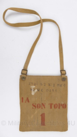 WO2 Britse P37 Mapcase GS SQN TOPO  kaartentas met draagriem 1945-- origineel