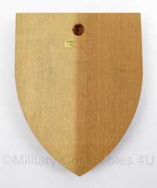 KL Landmacht wandbord Geneeskundige Eenheid of Rode Kruis - afmeting 14 x 18,5 cm - origineel