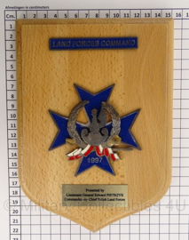 Pools 'Land Forces Command 1997' wandbord - 22 x 15 cm - origineel