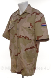KL Nederlandse leger desert camo overhemd korte mouw - ongedragen - maat 6080/0005 - origineel