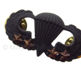 Army Combat Parachutist Badge jump wing parawing METAAL 1st tm. 4th. award - meerdere  varianten - origineel