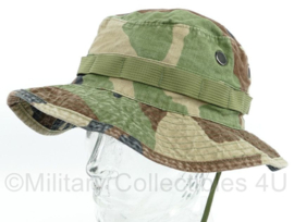 KMARS Korps Mariniers en US Army boonie hat Woodland Forest camo - merk Tru-Spec - maat Medium - gedragen - origineel