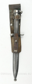 Zweedse leger bajonet model 1896 met draagstel - 35 cm lang - origineel