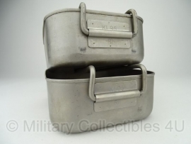 KL Etensblik set RVS  - gebruikt  - origineel