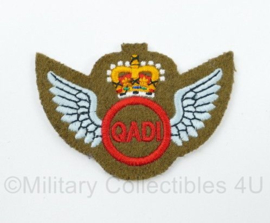 Britse leger QADI Qualified Air Despatch Instructor patch - 7 x 5 cm - origineel