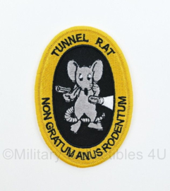 US Army Vietnam Tunnel Rat Non Gratum Anus Rodentum "Not Worth a Rat's Ass patch" - 9 x 6 cm