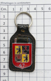 KL borsthanger 47 Pantserinfanteriebataljon Menno van Coehoorn - 8 x 4 cm - origineel