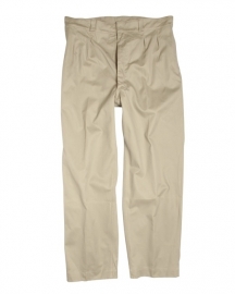 Khaki nette broek / khaki broek - katoen - origineel