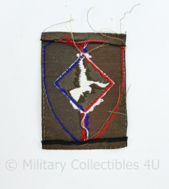 Defensie DT arm embleem tot 2000 11 Luchtmobiele brigade - ongevouwen - 7 x 5 cm - origineel